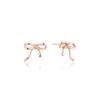 Flow Ribbon 14K Earrings LEE25004G