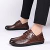 Fashion 2024 Spring Autumn New Designer Men's Shoes Fashion Korean Style Shallow Mouth Leather Loafers Men Business Shoes