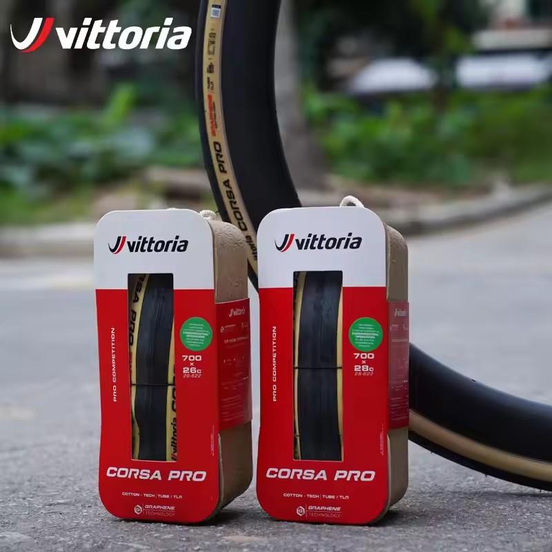 VITTORIA Corsa Pro Bicycle Road Tire Tube Type 700x 28c/30c Professional Race Tyre Support Hookless Rims 300TPI Folding Tire