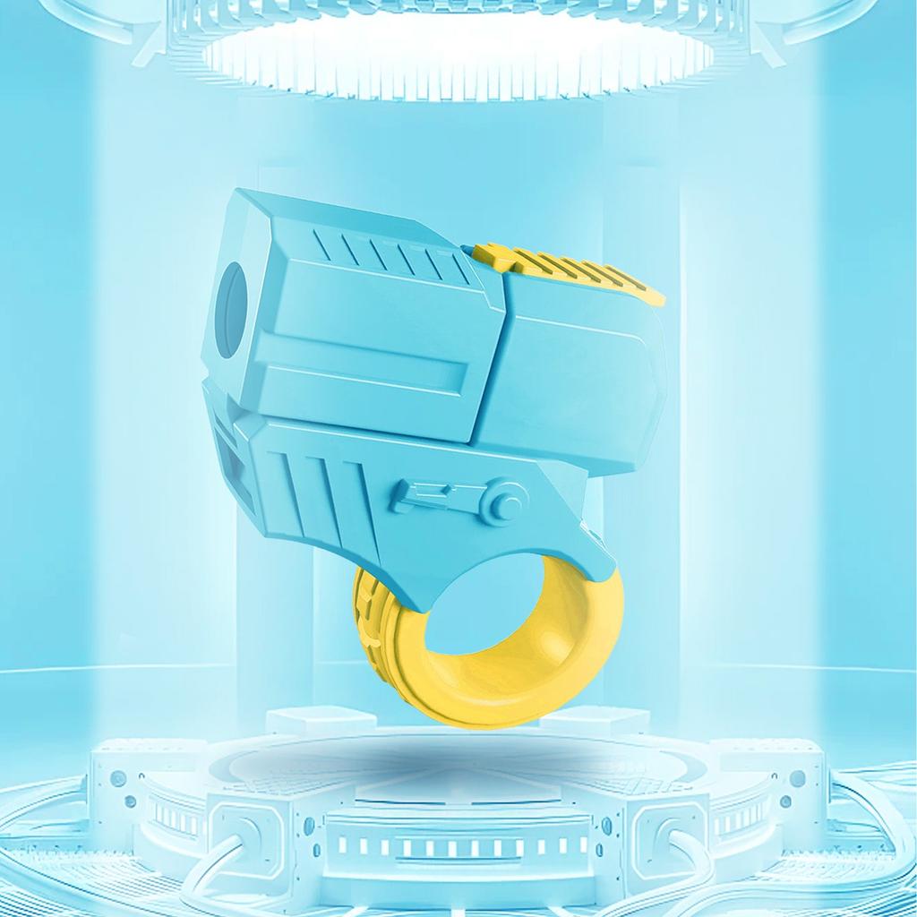 Pistolenform Fidget Spielzeug Neuheit Fidget Spinner Flipper, Angst Stressabbau & Büro Schreibtisch Spielzeug, Perfekter Fingerpistolen Schlüsselanhänger Dekor