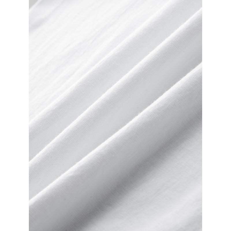 European Size European Size Cartoon Portrait & Letter Print T-Shirt, Casual Short Sleeve Top For Spring & Summer, Women's Clothing