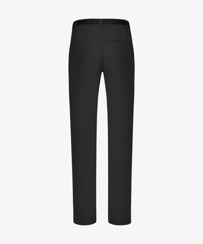 Baellob Plain Good Belt Pants Charcoal