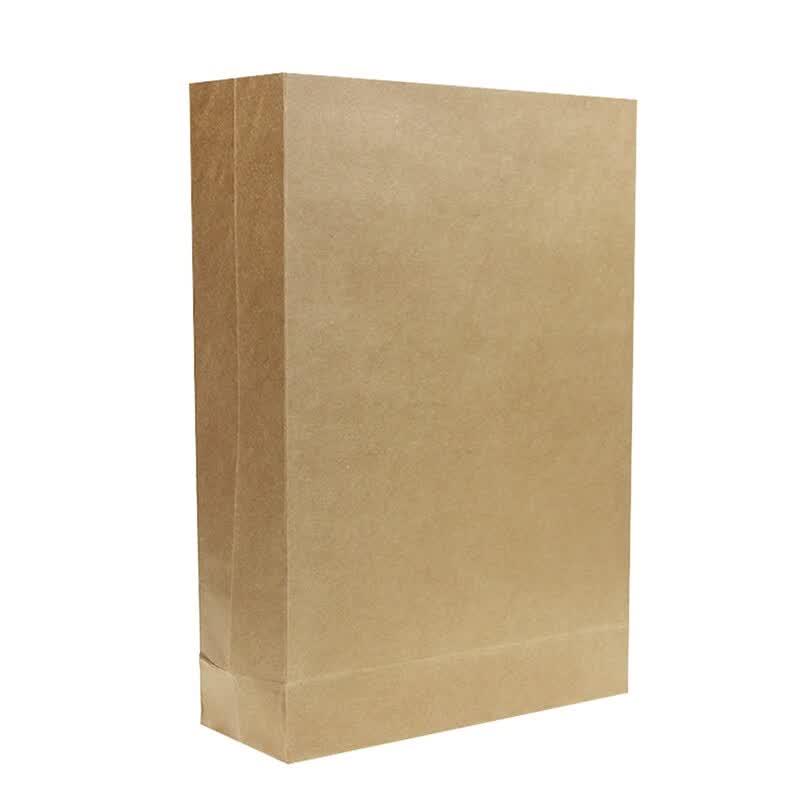 A4 Kraft Paper Document Bag - 8cm Bottom Width, 10-Pack
