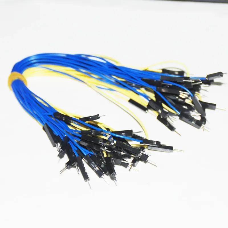 100 Piezas Kit Electrónico DIY Protoboard Cable Dupont Para Arduino 20cm 2.54mm Línea Macho Hembra Cable Puente Dupont Conector 1P