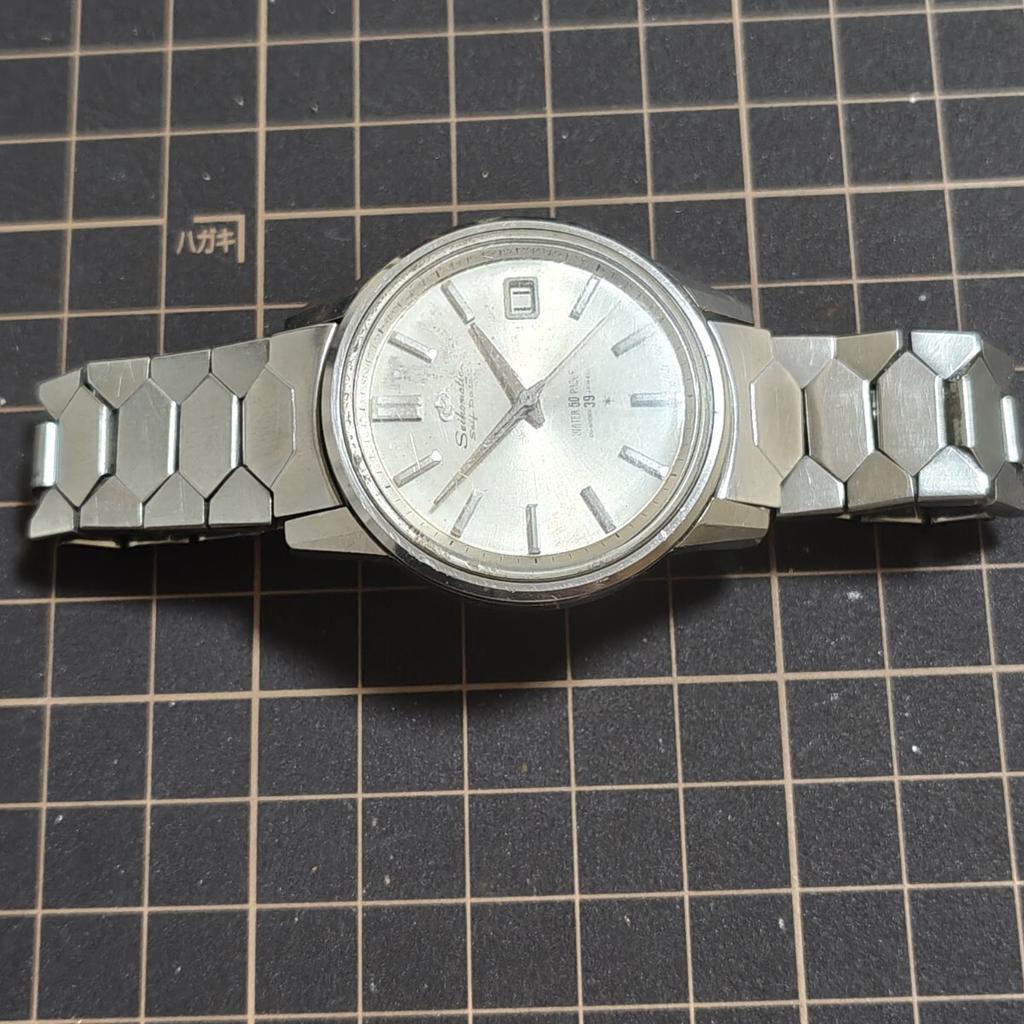SEIKO Matic Automatic 39 Vintage Antique Watch Code [Working Condition] Self-Dater Watch, Jewels, Men's (Management K26)