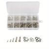 120/600pcs Stainless Steel Bolts Nuts Set Hexagon Socket Screw Nut Kits Machine Screw Hardware Fasteners Assortment M2 M3 M4 M5