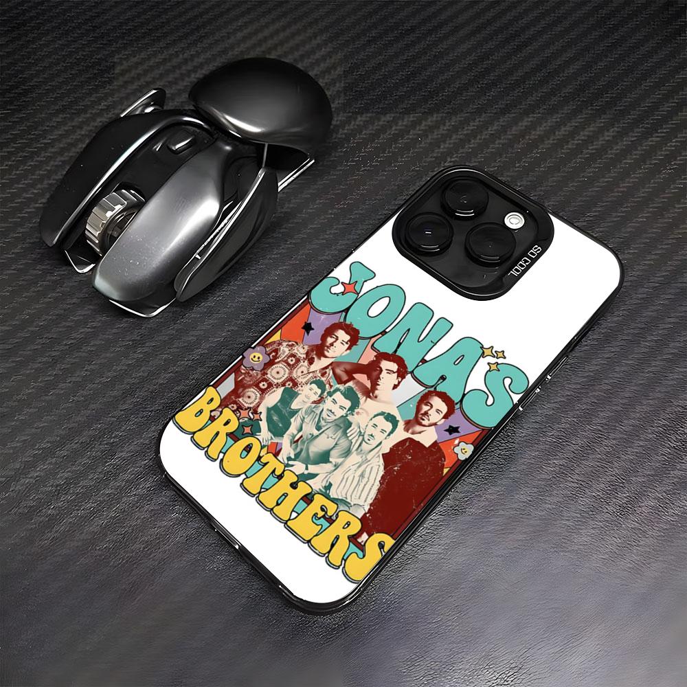 Singer J-Jonas Brothers Band Phone Case For IPhone17 Air 16 15 14 Plus 13 12 11 Pro 7 8 XS Max XR Silver Black Bumper Case