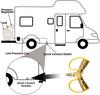 Propane Y-splitter  Adapter 1/4 Inch Connector  For Rv Trailer And Camping Propane Hose