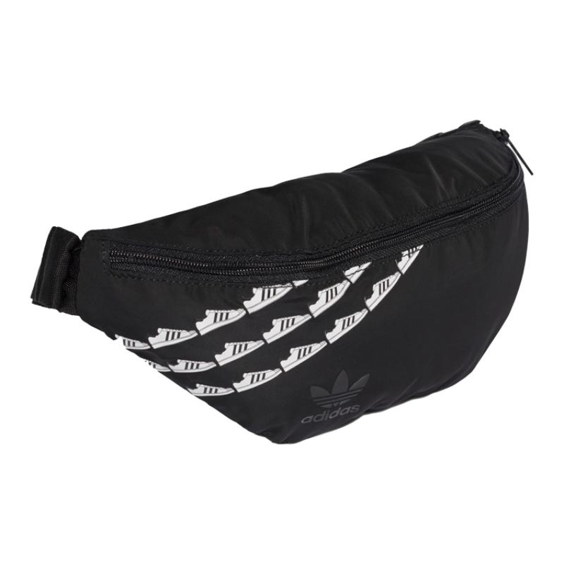 adidas Originals Superstar Series Polyester Sling Bag, Fanny Pack Regular Unisex Pure Black Adidas FT9314