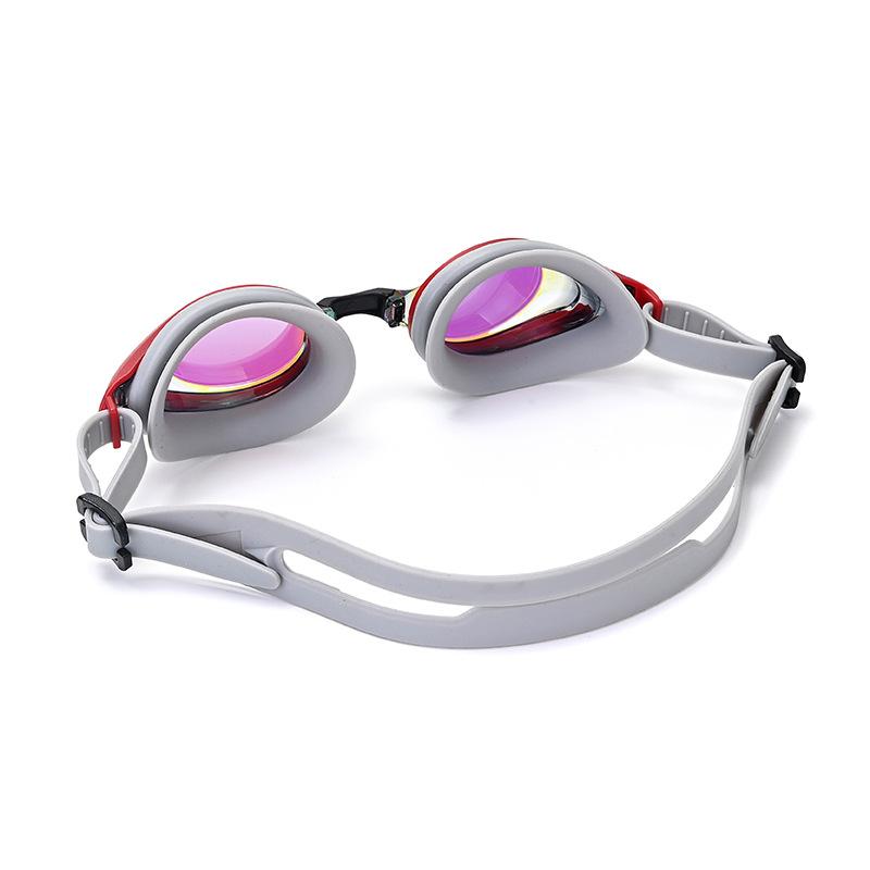 HD Schwimmbrille für Erwachsene, beschlagfreie galvanisierte Schwimmbrille, Brille für Männer und Frauen, wasserdichte Silikon-Schwimmbrille