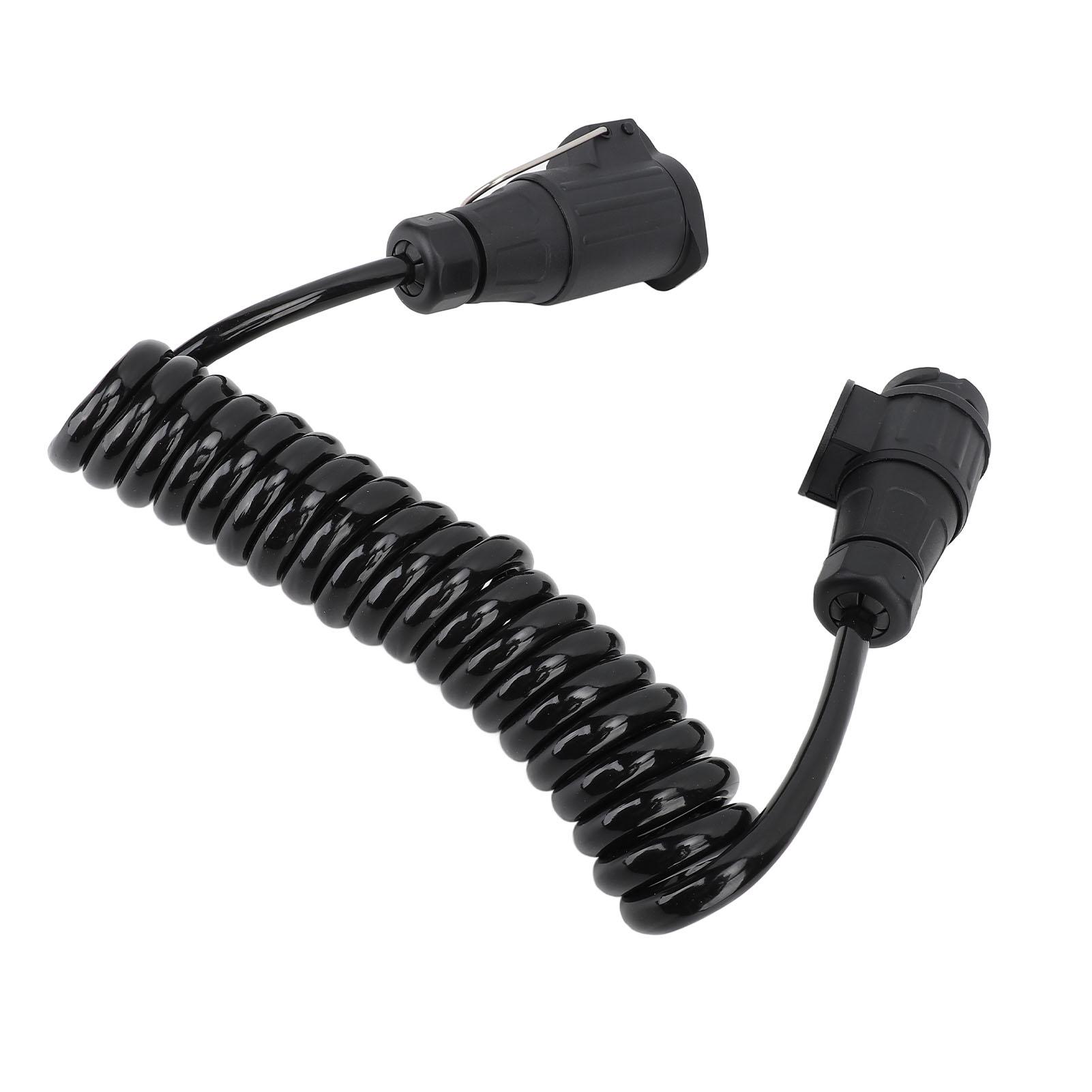 

13-контактный к 13-контактному разъему проводки прицепа 13-контактный круглый удлинительный штекер-адаптер для прицепа, дома на колесах, каравана, лодки