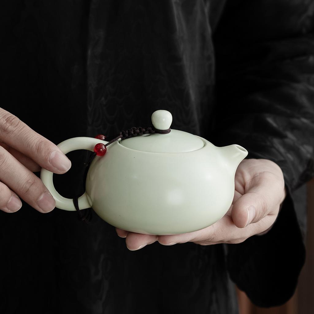 Ding kiln tea set ceramic set gift business gift gift household company annual meeting celebration gift set