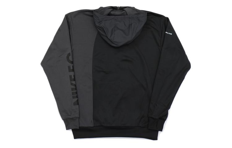 Nike Sweatshirts Men's Black Gray Color Hooded Moderate Regular AT6098-060