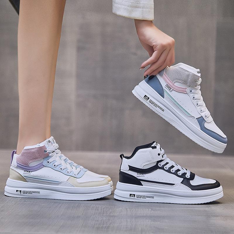 Dámské vysoké tenisky Módní trendové boty Tréninkové běžecké boty Basketbalové boty