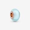 789420C00 Matte Blue Murano Glass Charm