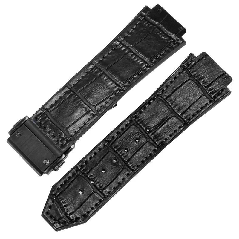 Классический ремешок для часов Hublot Big Bang Series из натуральной кожи — фото 16