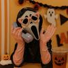 Luminous Halloween Ghost Figurine Pink Glowing Ghost Ornament  Halloween Party