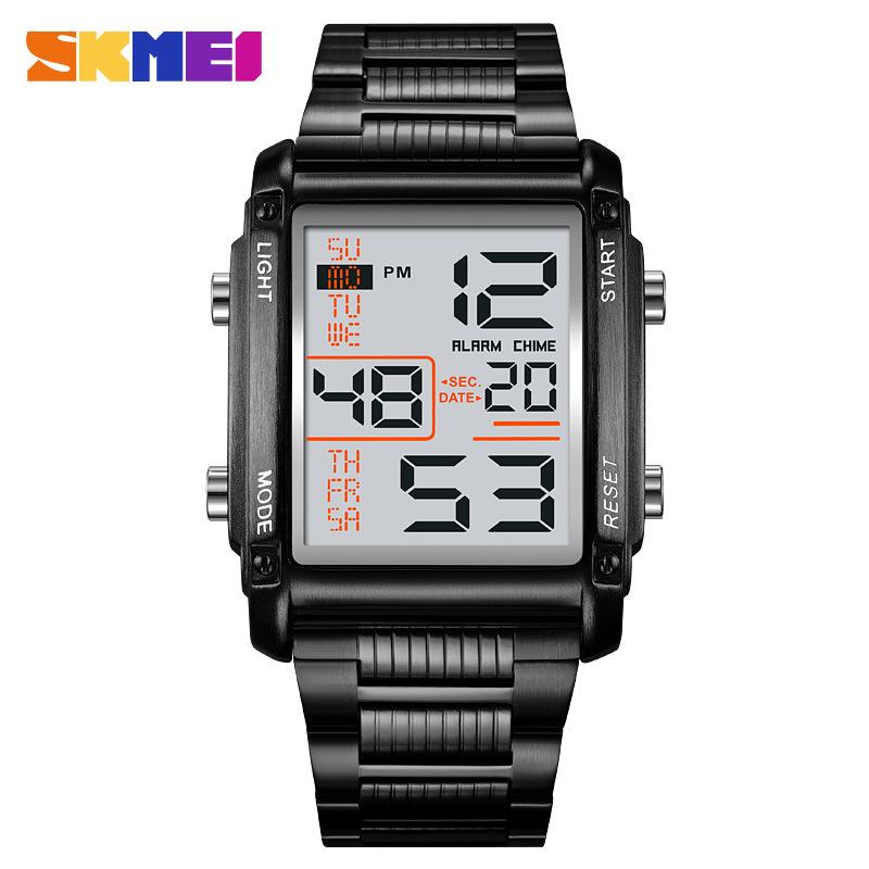 Electronic watch men's square watch multi-function luminous waterproof electronic watch sports watch