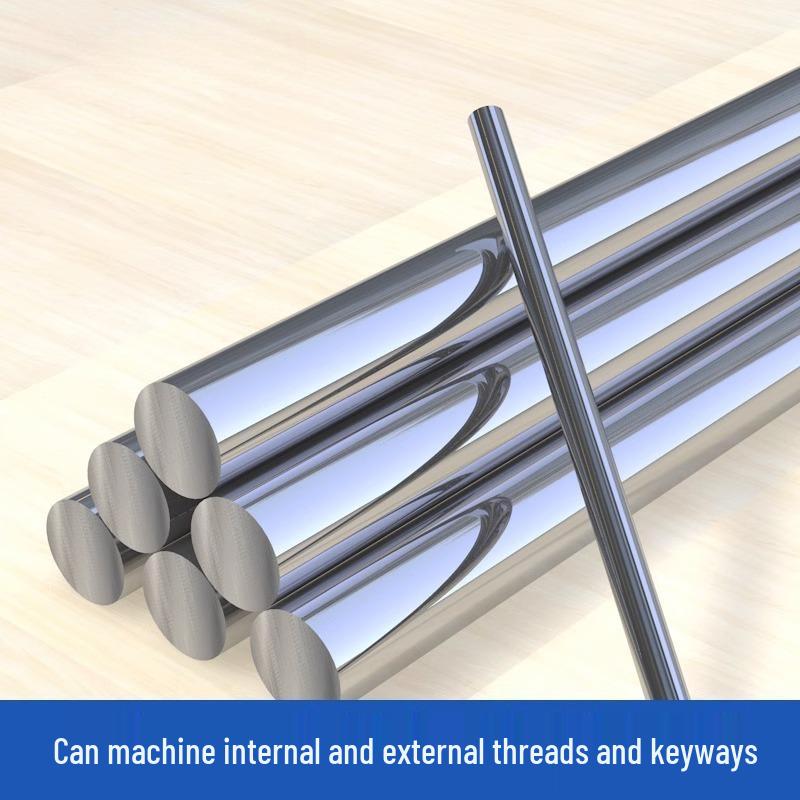 

45 Steel Chrome-Plated Round Bar: Optical Axis, Support Shaft, Piston Rod, Guide Rail, and Hard Shaft Hard Shaft ~ Diameter 12mm ~ 1m