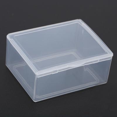 5 Peças Caixa de Armazenamento de Plástico Transparente Retangular Transparente Multiuso Caixa de Exibição