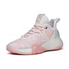 Anta Women's Bubble Pop Mid Top Practical Basketball Shoes Pink White 122211603Q-4