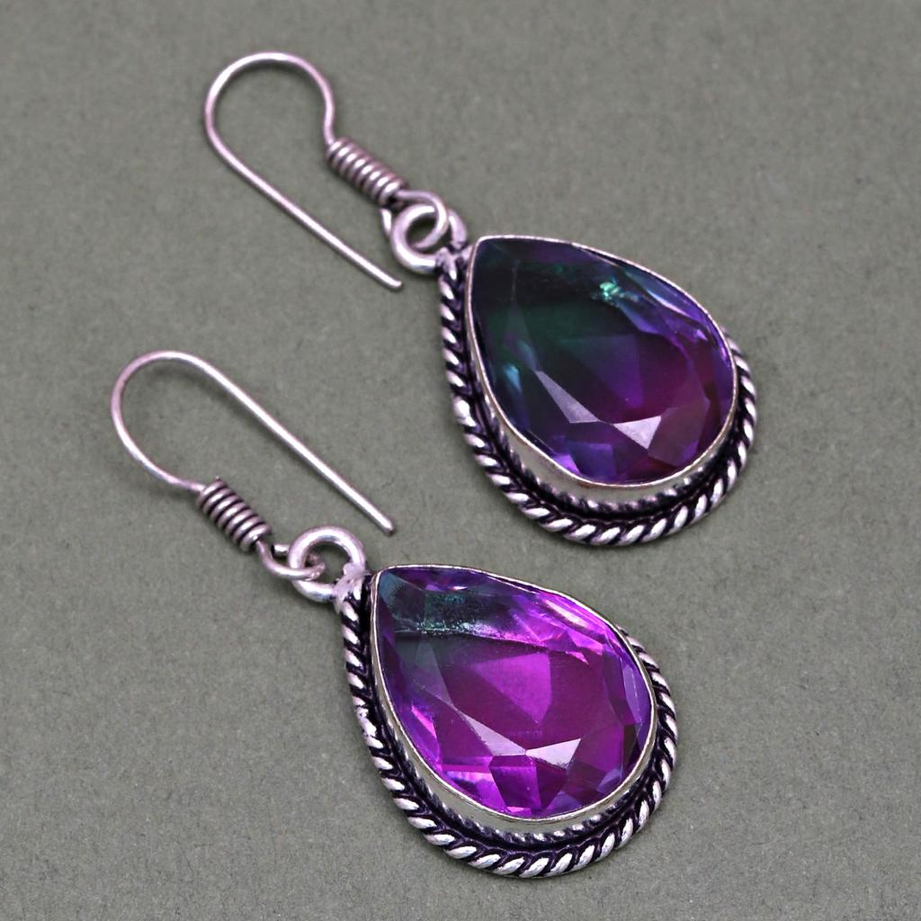 Bio-Turmalin-Quarz-Schmuckset 18-20'' handgefertigt für Damen Unisex neu