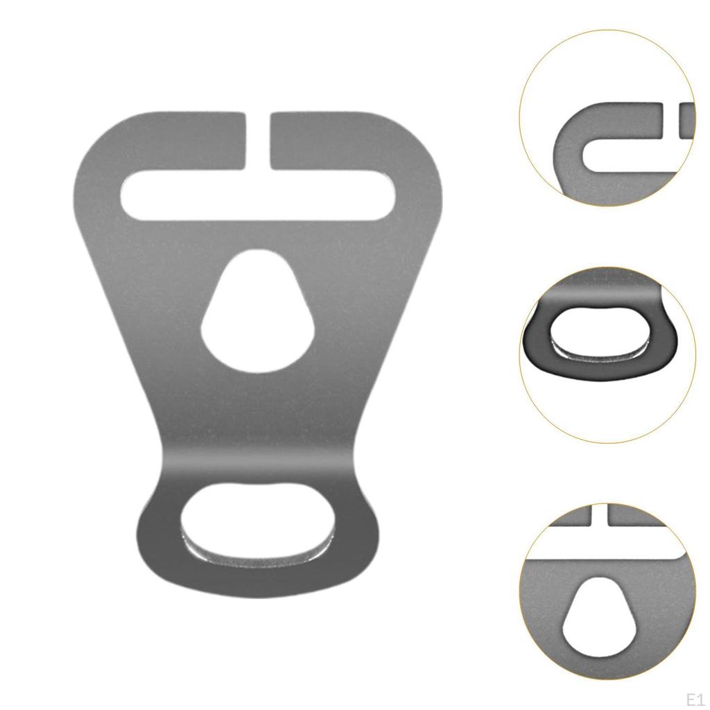 Guyline Tensioner Outdoor Tent Wind Rope Buckle Stainless Steel Metal Camping Adjuster