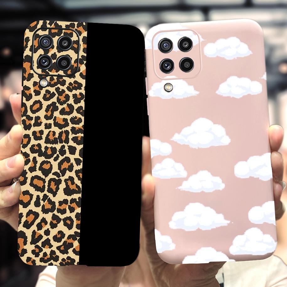 For Samsung M32 Case Silicon Back Cover Flower Phone Case For Samsung Galaxy M32 M12 M42 M52 A12 A22 A32 A42 A52 A72 5G Soft Bag