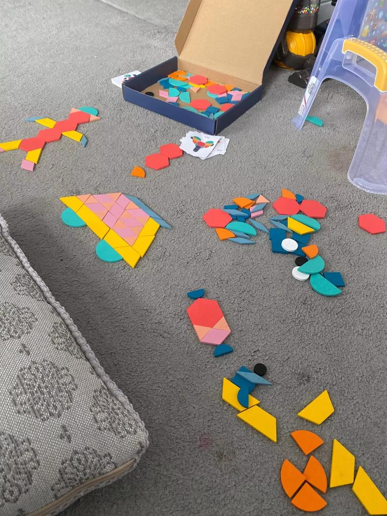 180 szt. Montessori Dzieci Drewniane 3D Kształty Geometryczne Puzzle Plansza Zestaw Zabawki do Wczesnej Edukacji dla Dzieci