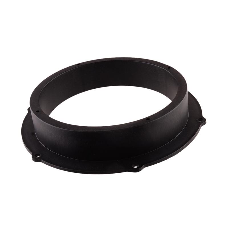 1 Paar 8 Zoll bis 6,5 Zoll Autoradio Lautsprecher Distanzhalter Adapter Ersatz Universal Schwarzer Kunststoff