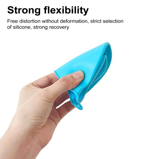 1 Pair Silicone Mini Oven Gloves Heat Resistant Cooking Pinch Mitts Non-Slip Kitchen Potholder for Baking Cooking