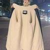 Women's Plus Size Long Velvet Padded Parka - Thick, Warm, Plush Winter Windbreaker