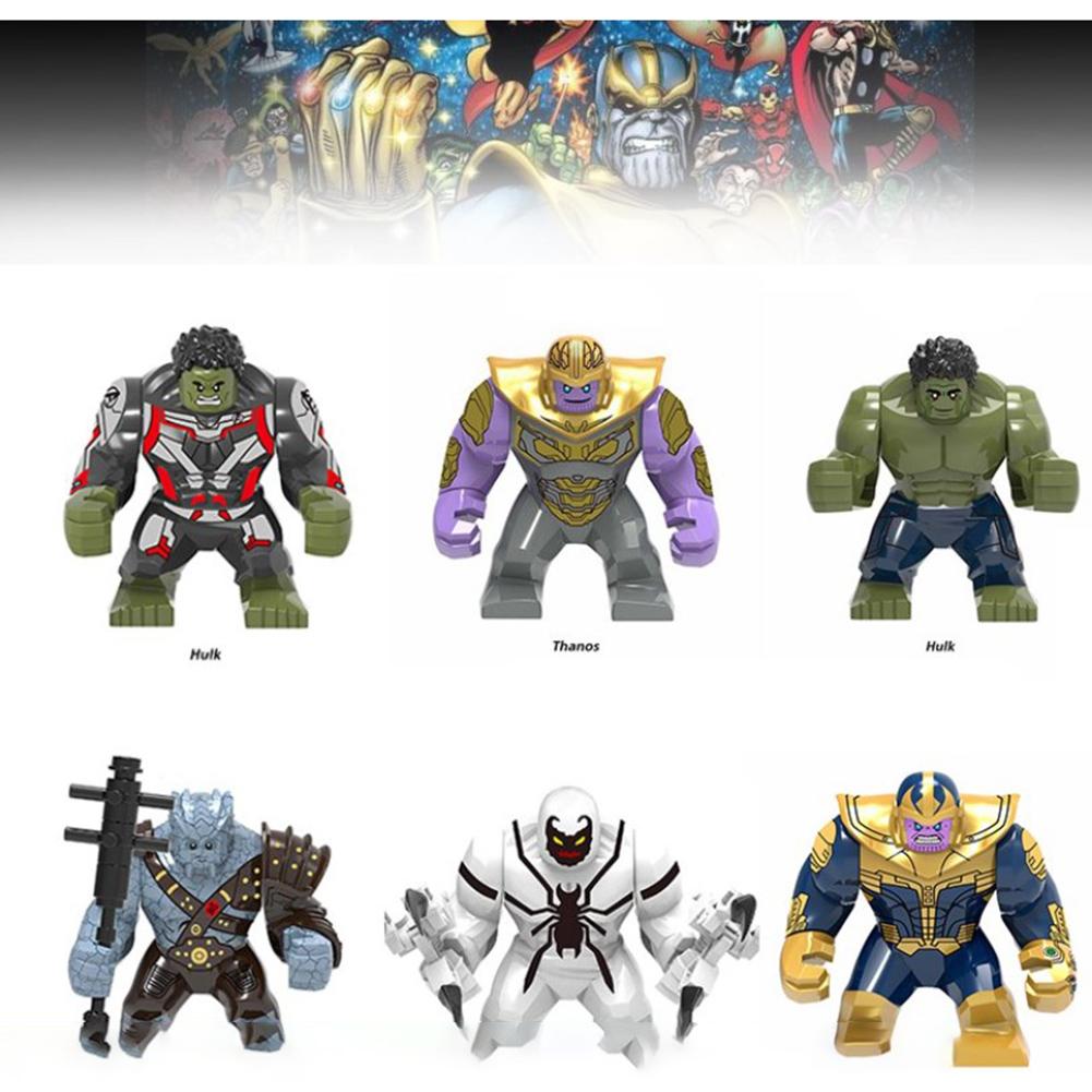 Minifigures Building Block Toy Superhero Series Thanos Plastic Assembled Particle Puzzle