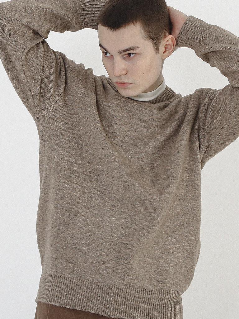 Chaenseseunoi Anti-Filling Soft Wool Knit (Mocha)