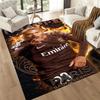 Mbappe 103 Area Rug Perfect for Living Rooms Game Room Entryway Study room Antislip Carpet Decorate Offices