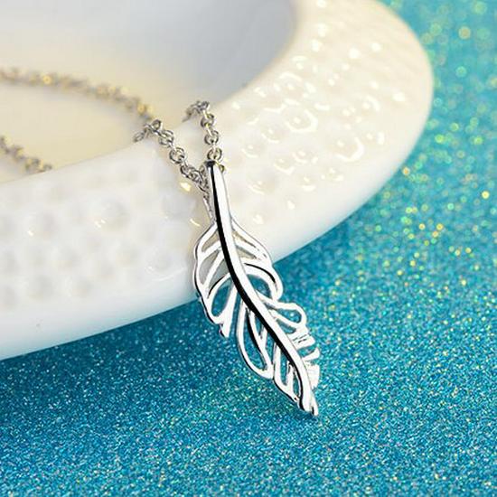 Blatt-Anhänger-Halskette - Japanischer & Koreanischer Stil, Vielseitige Schlüsselbeinkette mit literarischem Charme