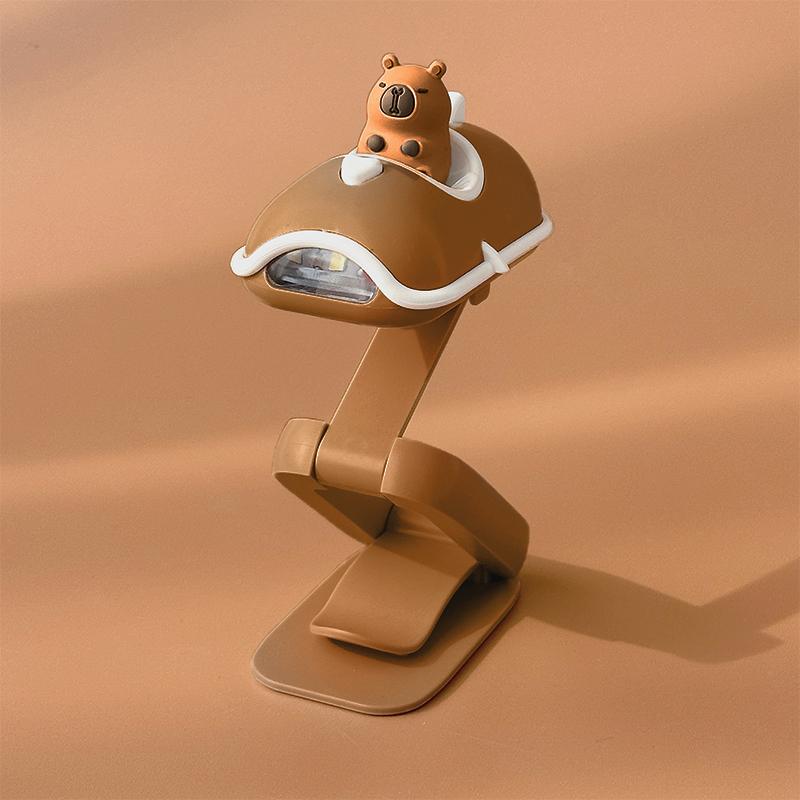 

Cute Capybara Led Table Lamp Foldable Book Clamp Study Reading Lamps Bedside Night Light For Bedroom Study Reading Office Work