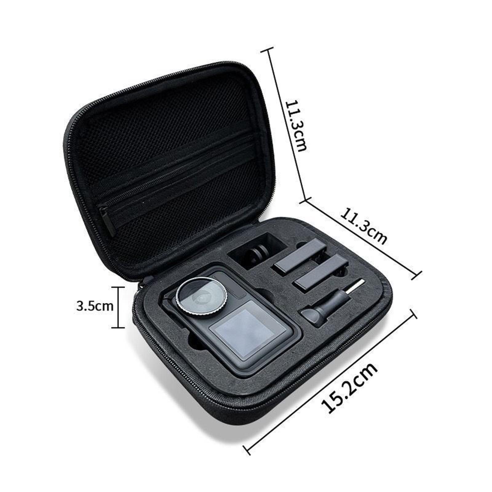 

Protective Camera Storage Box with Waterproof Design Dedicated Compartments for Action5pro/4/3 Cameras Charging Cables 1