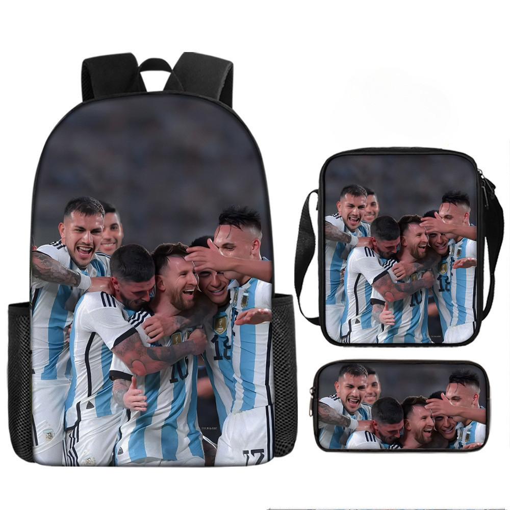 Elementary Students School Backpack Set Lightweight Oxford With Multiple Compartments For Afterschool Tutorage