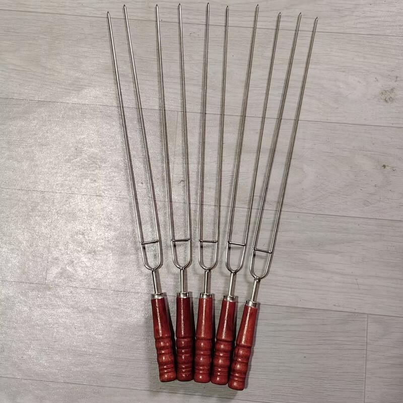 

SMVP Red Wooden Handle BBQ Skewers