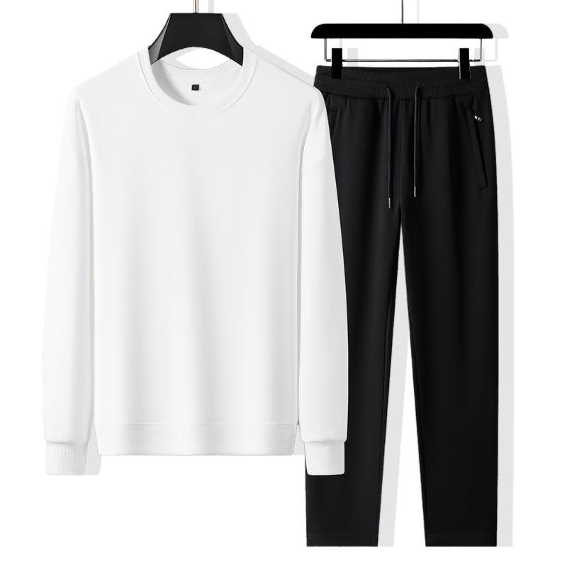 Unisex Cotton Hoodie & Joggers Set - Fashionable, Casual, Loose Fit, Plus Size - Perfect for Spring and Autumn