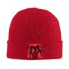 Pokemon Team Rocket Line Art Hat Autumn Winter Beanies Warm Anime Caps FeUnisex Unisex Acrylic Bonnet