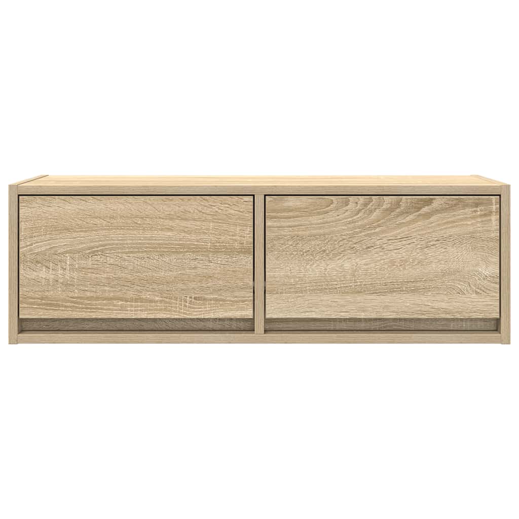 TV Cabinets (2 pcs) Sonoma Oak 80 x 31 x 25.5 cm Particleboard
