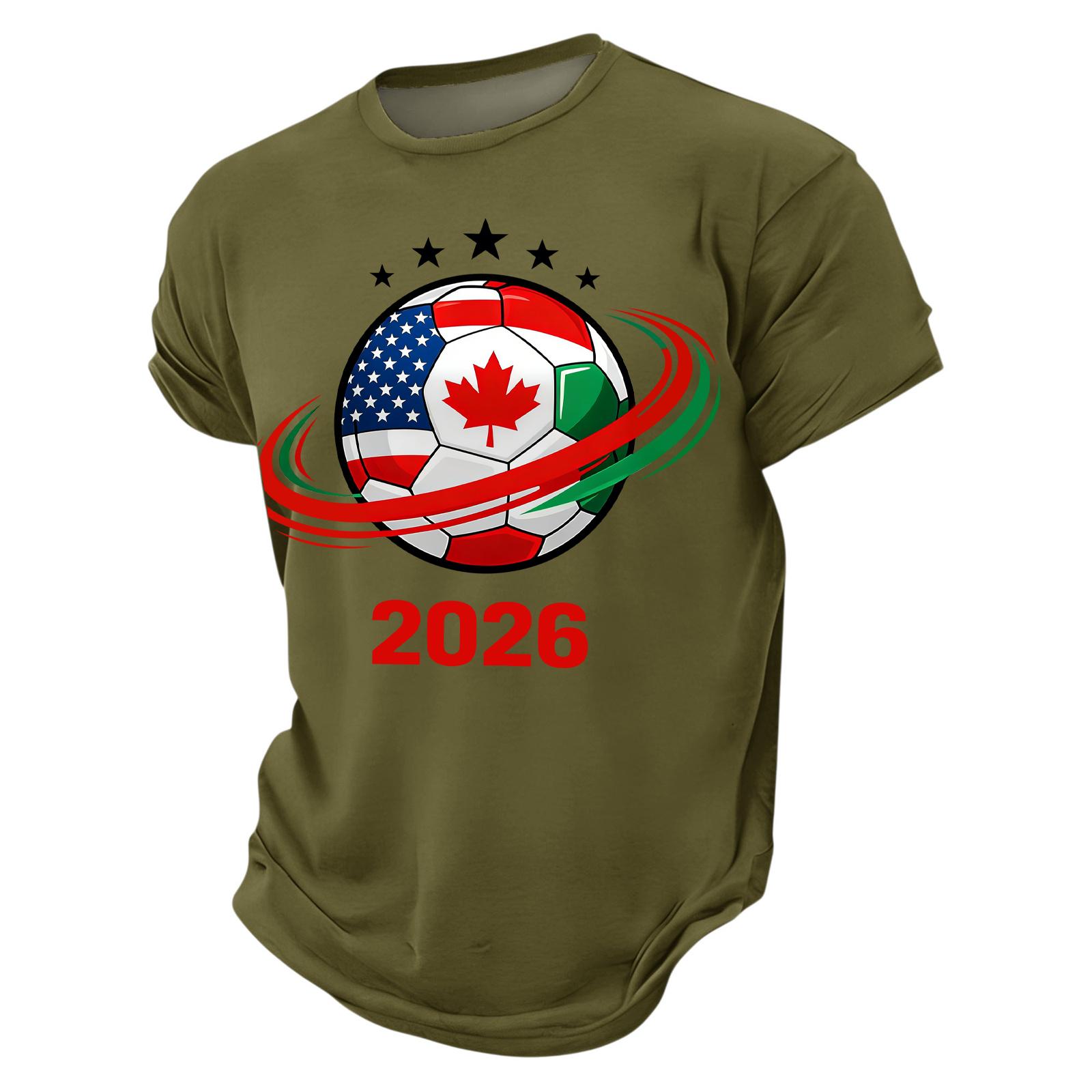 

Men s Casual Round Neck Lightweight Breathable Short-Sleeve Top L армия зеленый