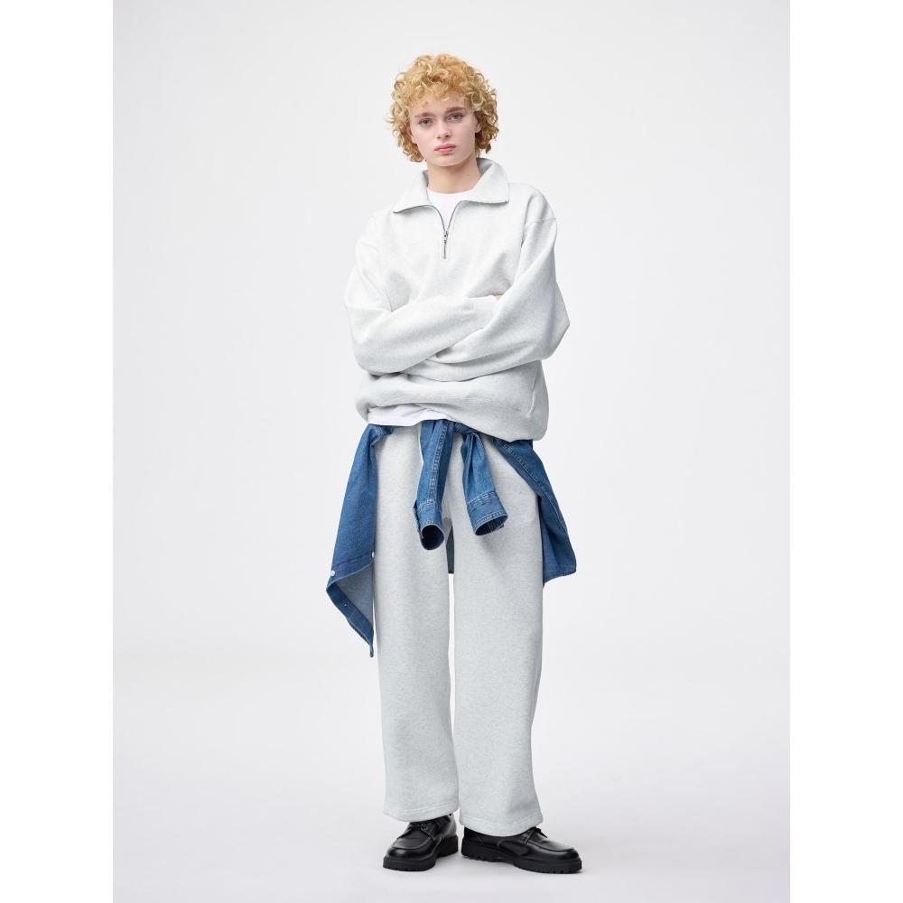Uniqlo Gu Heavy Weight Sweat Half Zip Pullover