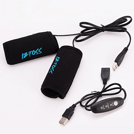 

Origin Motorcycle Heated Grips with Adjustable Cold Weather Easy BMP205PRO Switch, Temperature, Protection, Wrap-around Type, Installation, 12V, чёрный