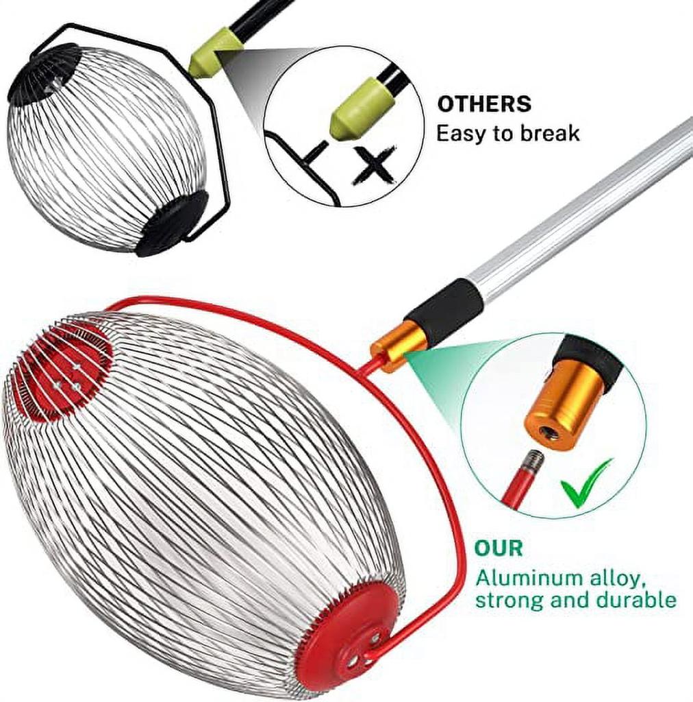 Zbieracz Orzechów, Zbieracz Orzechów Toczący się Podbieracz Żołędzi, Regulowane Lekkie Narzędzia Ręczne do Użytku Zewnętrznego, Zbieraj Orzechy Włoskie, Żołędzie, Orzechy Hickory