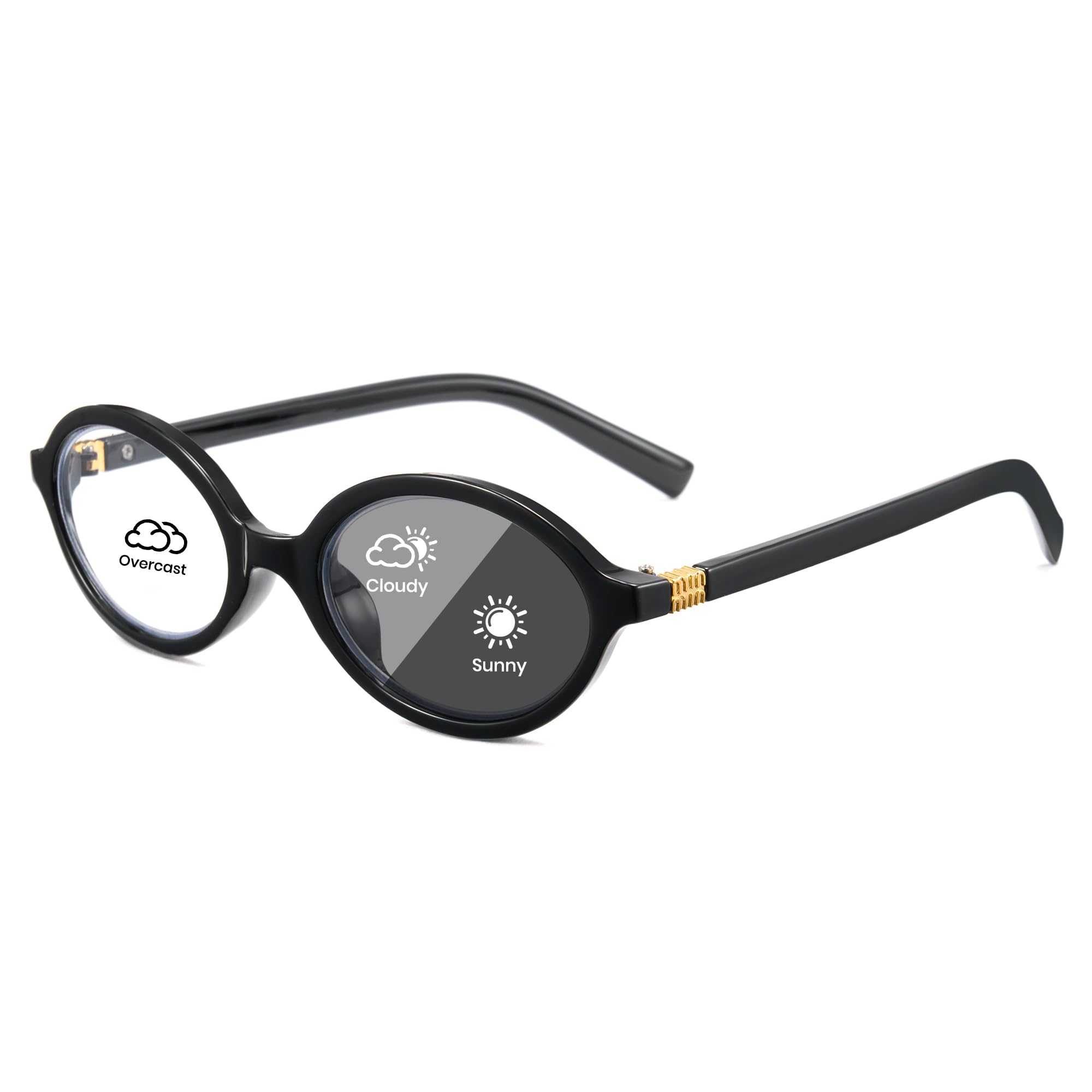 

Photochromic Sunglasses with Blue Light Blocking and UV Oval Suitable for and Stylish Design [Cyxus] Protection, Frame, Driving, Fishing, Travel,