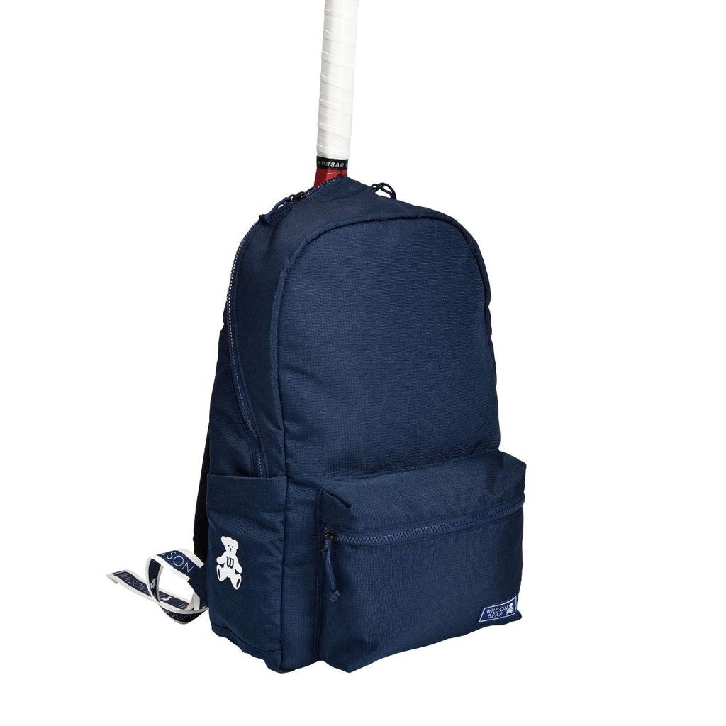 Tennis-Badminton-Schlägertasche ONE BEAR BACKPACK Bear NAVY [Wilson] (Ein Rucksack)