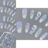 Unique Gel Nail Wraps Long-lasting And Fashionable Coconut Milk Jelly Design